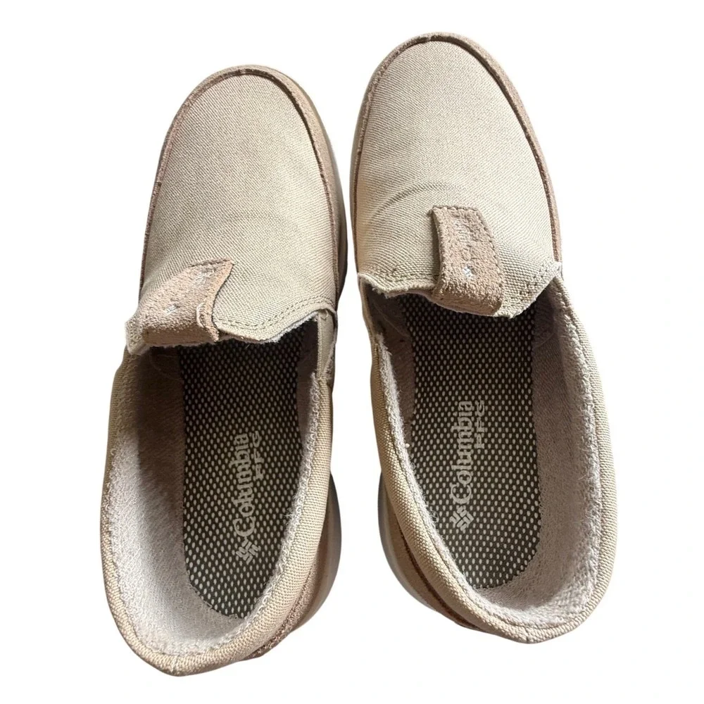 Columbia PFG‎ Boatside Mens Slip On Shoes Ancient Fossil BM9920-271 Size 7 NEW